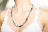 Focus ~ Rainbow Fluorite Necklace